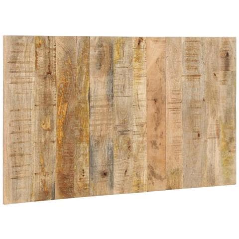 Testiera 140 Cm In Legno Massello Di Mango Grezzo - Foto 2