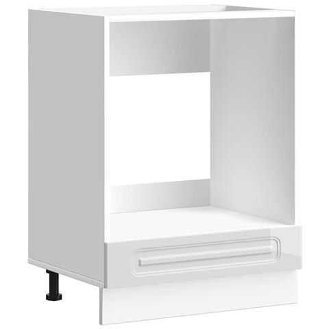 Armadio Per Forno Kalmar Bianco Lucido In Legno Multistrato - Foto 2