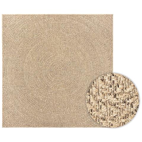 Tappeto Zizur 240x240 Cm Aspetto Iuta Per Interni Ed Esterni - Foto 2