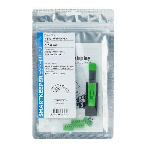 Smartkeeper Dl04pkgn Clip Sicura Bloccaporte + Chiave Displayport Verde 1 Pz - Foto 1