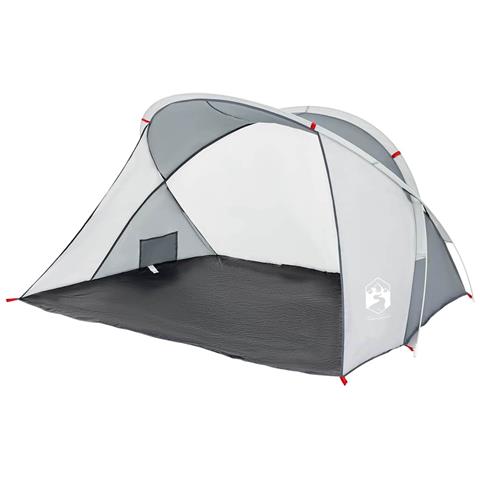Tenda da Spiaggia 2 Persone Pop-Up Grigia Impermeabile - Foto 1