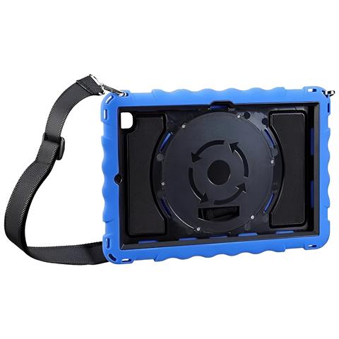 Custodia Con Supporto Per Samsung Galaxy Tab A7 2020, 10.4 Pollici, Blu Elegante E Funzionale - Foto 2