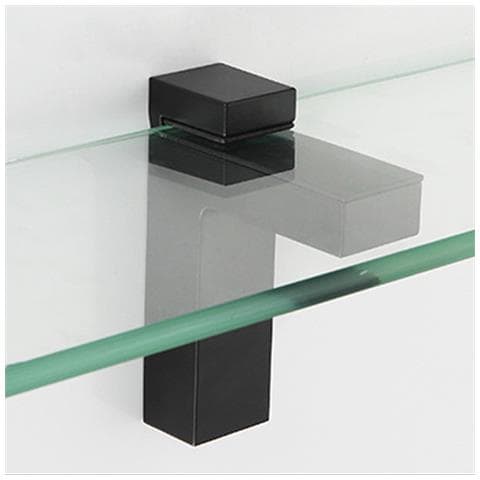 Reggimensola Regolabile /supporto Da Parete Per Ripiani, Confezione Da 2 Black - Foto 5