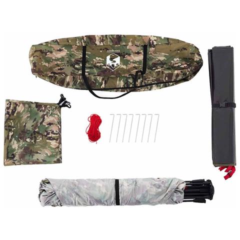 Tenda da Pesca 4 Persone Mimetica a Rilascio Rapido - Foto 8