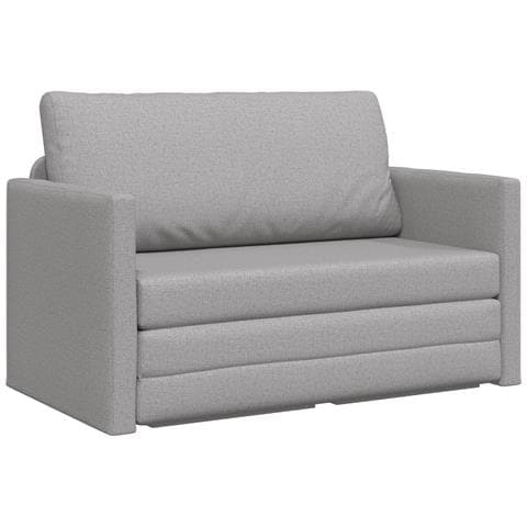 Divano Letto Floor 2-in-1 Grigio Nuvola 124x71x78 cm Tessuto - Foto 1