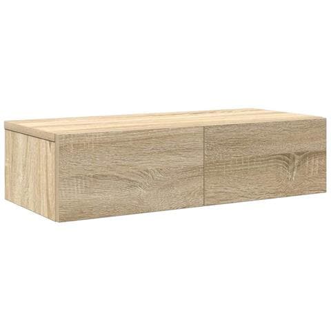 Scaffale a Parete con Cassetti Sonoma 60x26,5x15 cm Truciolato - Foto 1