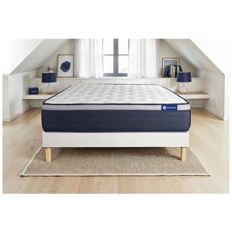 Kit Rete E Materasso Matrimoniale Actiflex Max 140x190cm - Spessore : 26cm - Molle Insacchettate E Memory Foam - Rigido - Foto 1