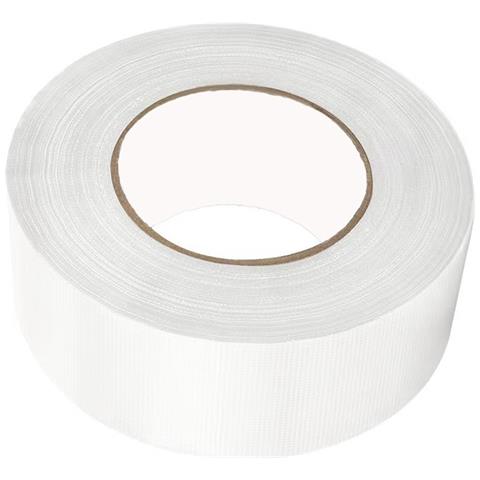 Nastro Telato Monofacciale 10m (5 Rotoli) - Adesivo Forte, Bianco  30 Mm - Foto 2