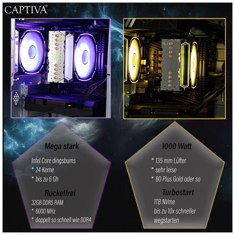 95081 PC /stazione di lavoro AMD Ryzen™ 7 5700X 32 GB DDR4-SDRAM 1 TB SSD NVIDIA GeForce RTX 5060 Windows 11 Home Bianco - Foto 2