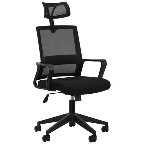 Sedia da ufficio QS-05 nera - Foto 1