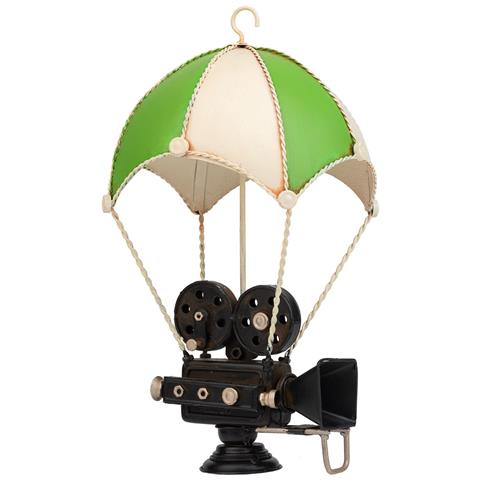 Parapendio In Metallo Verde 18x17x30h - Foto 1