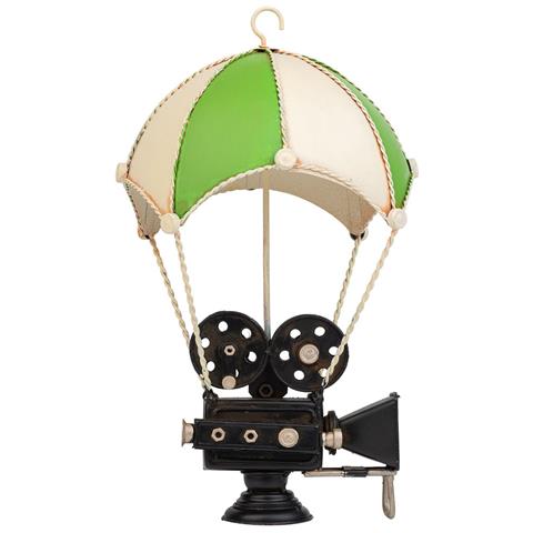 Parapendio In Metallo Verde 18x17x30h - Foto 2