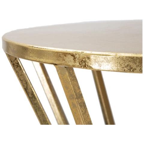 Portavaso Stick Glam A Gabbia In Ferro Oro 40x40x101 Cm - Foto 2