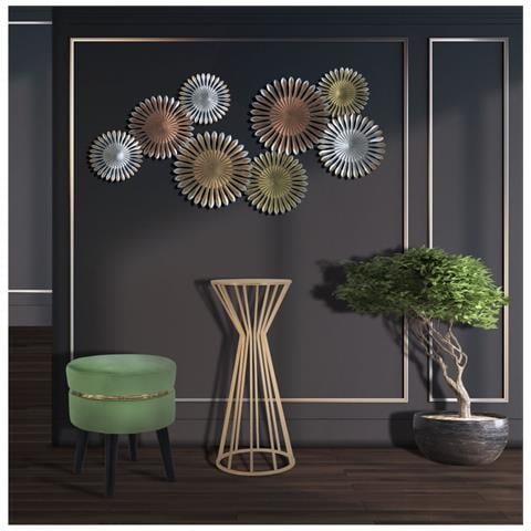 Portavaso Stick Glam A Gabbia In Ferro Oro 40x40x101 Cm - Foto 8