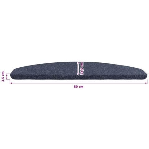 Tappetini per scale autoadesivi 15 pcs Blu 80 x 28 x 3,5 cm - Foto 9