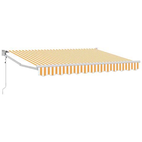 Tettuccio Elettrico Retrattile Giallo e Bianco 2,5 x 2 m - Foto 1