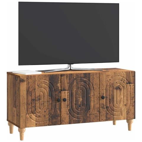 Mobile TV Legno antico 99 x 34,5 x 50 cm Legno ingegnerizzato - Foto 2