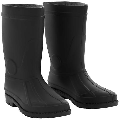 Stivali da pioggia PVC Taglia 46 Nero - Foto 1
