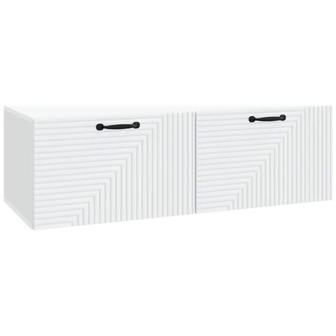 Mobile Porta TV da Muro Bianco 98 x 41 x 30 cm - Foto 1