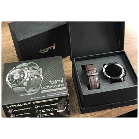 Smartwatch Voyager Sport Gps, 2 Cinturini Inclusi Nero - Foto 2