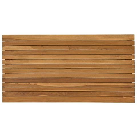 Piano del tavolo 110 x 55 x 3,5 cm Rettangolare Naturale - Foto 1