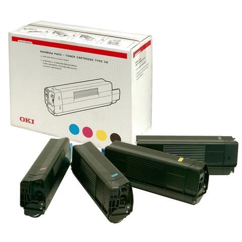 42403002 Toner Originale Nero Ciano Magenta Giallo per OKI Capacità 5000 Pagine Confezione 4 Pezzi - Foto 2