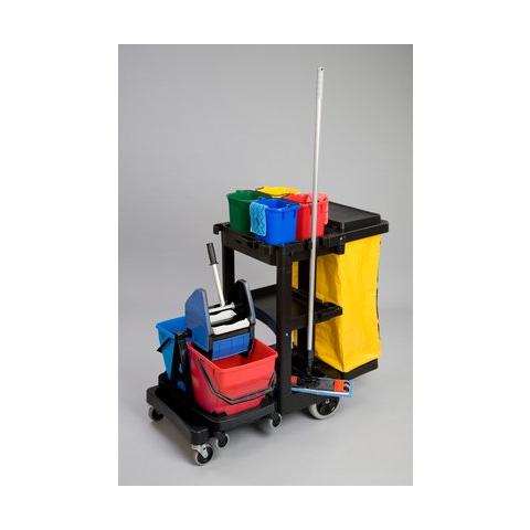 Janitor Cart Carrello per la Pulizia 75L - Foto 1