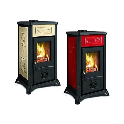 Stufa a Legna Gemma con Rivestimento in Maiolica Potenza Termica Nominale 6 kW 172 m3 Riscaldabili - Foto 8
