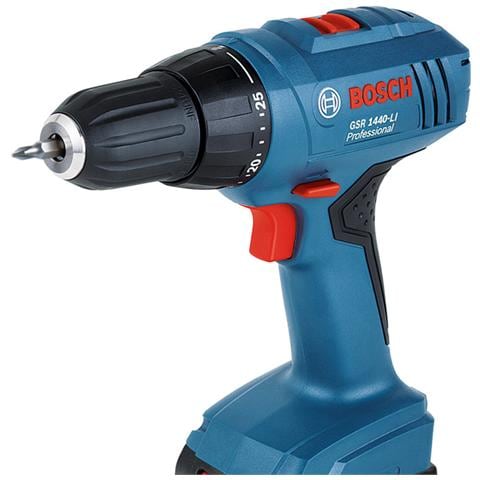 Trapano avvitatore Gsr 1440 valigetta con 2 batterie al litio - Foto 2