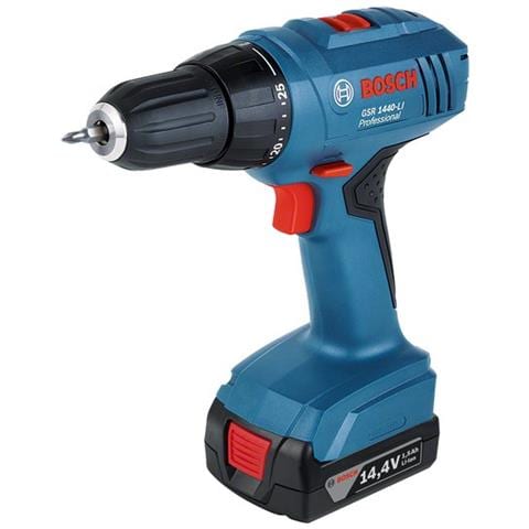 Trapano avvitatore Gsr 1440 valigetta con 2 batterie al litio - Foto 8
