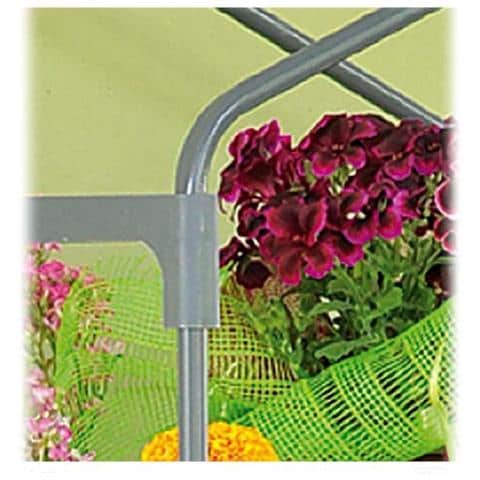 Serra Azalea Colore Grigio 4 Ripiani Cm 70x50xh158, Telo Incluso - Foto 4