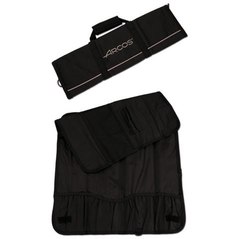 Borsa Portacoltelli Di 8 Pezzi - 100% Polyester 500 X 510 Mm - Colore Nero (coltelli Non Inclusi)  - Foto 1