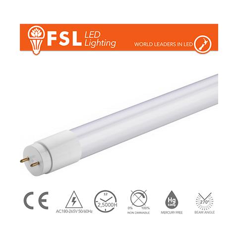 T8 Led Tubo Vetro - 9w 650lm 3000k 60cm - Foto 1