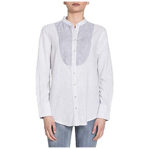 camicia lino bianca donna