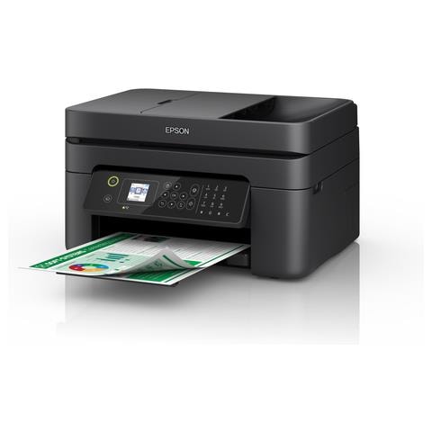 Stampante Multifunzione WorkForce WF-2830DWF Inkjet a Colori Stampa Copia Scansione Fax A4 33 ppm (B / N) 18 ppm (a Colori) Wi-Fi / USB  - Foto 2