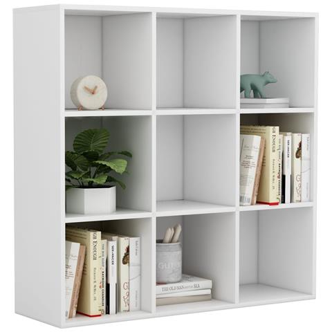 Libreria Bianca 98x29x97,5 cm in Legno Multistrato - Foto 6