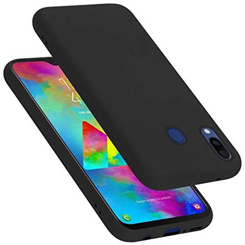 Custodia Compatibile Con Samsung Galaxy M20 In Liquid Nero - Coperchio Protettivo In Silicone Tpu Flessibile - Foto 1