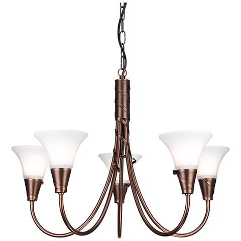 Elstead Emily 5lt Chandelier Copper - Foto 5