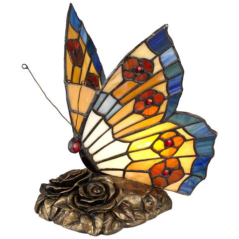 Lampada Tiffany Butterfly, Architectural Bronze, G9 - Foto 6