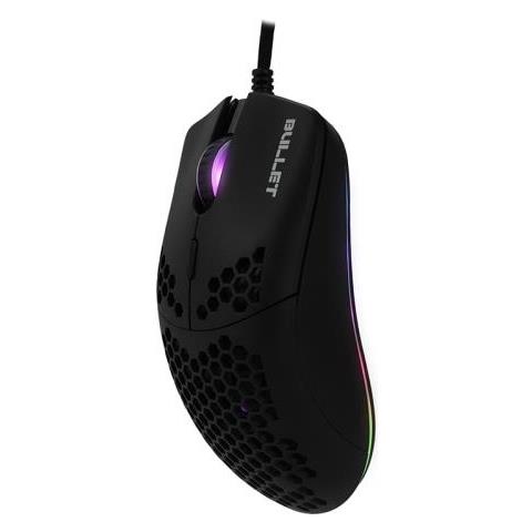Mouse Bullet Rgb ottico cablato 12000dpi Nero - Foto 3