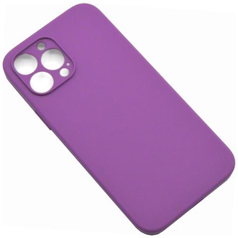 Custodia Tpu Silicone Lite Cover Soft-case Per Apple Iphone 13 Pro Max Purple - Foto 1