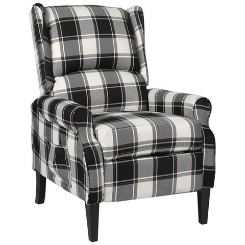 Poltrona Reclinabile Multicolore In Tessuto - Foto 1