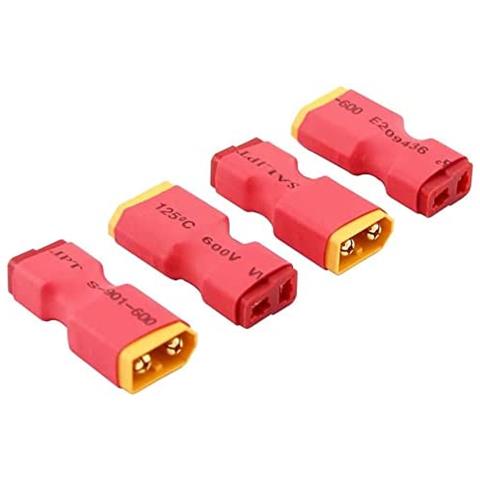 4 Pezzi Connettore Adattatore Maschio Xt60 Xt-60 In Femmina T-plug Senza Fili - Foto 3