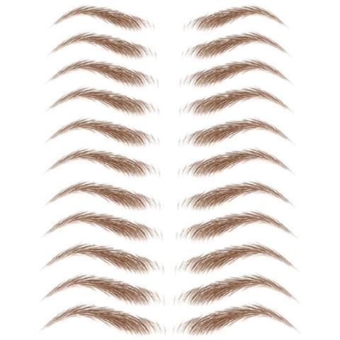 Adesivi Per Sopracciglia Tatuaggio Finto Marrone 11 Paia - Foto 6