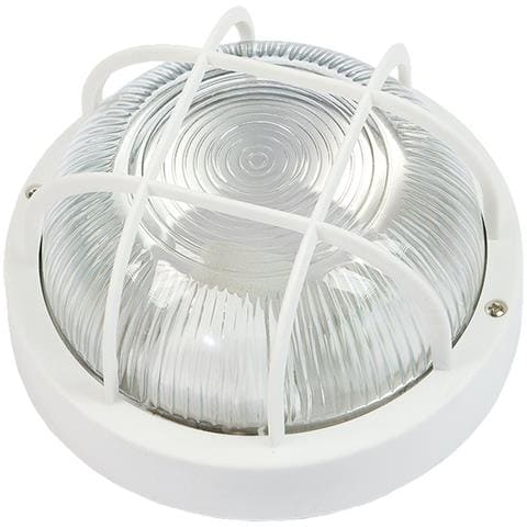 Plafoniera Applique Brixo Tonda Per Uso Esterno Altezza 17 Cm - White - Foto 1