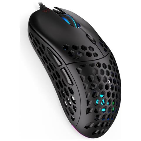 LIX mouse Giocare Ambidestro USB tipo-C Ottico 8000 DPI - Foto 1