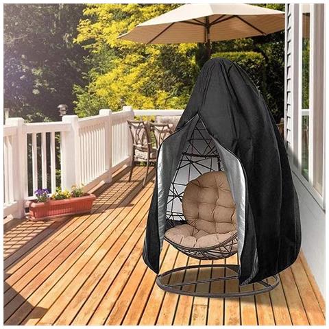 Copertura Per Sedia A Dondolo Da Patio, Copertura Anti-uv Antivento Impermeabile S - Foto 2