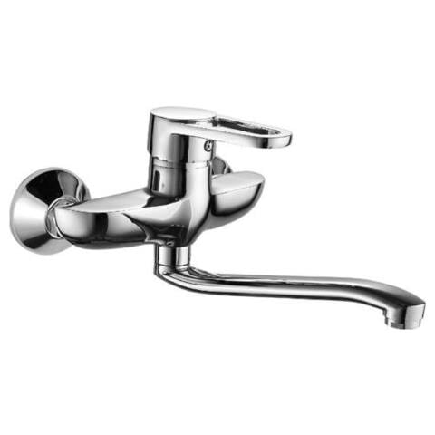 Rubinetto Miscelatore Cromato Casa Vasca Lavabo Lavandino Kit Montaggio 8563 - Foto 1