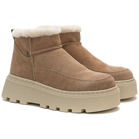 Brown Casual Closed Booties Stivaletti Pelle Scamosciata /nabuk Scarpe Donna Marrone Eu 39, 948022/06-02 - Foto 1