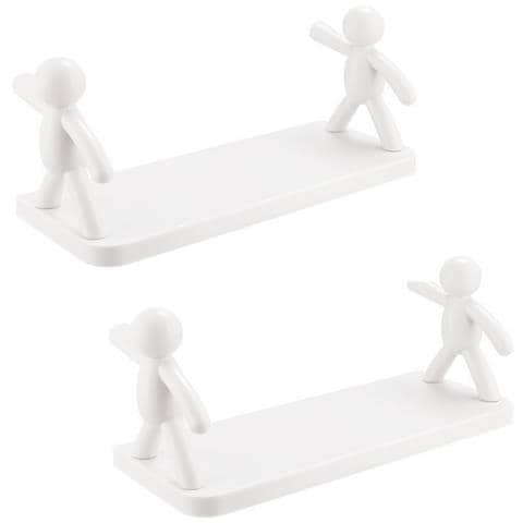 Mensola Portaoggetti A Parete - Pratico Organizer Per Bagni E Cucine 2 Pack - Foto 1